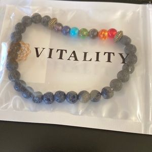 7 Chakra lava rocks with bead stones bracelet.